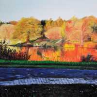 Herbst am Obersee in Bielefeld